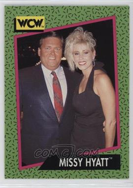 1991 Impel WCW - [Base] #157 - Missy Hyatt (Pictured with Jim Ross)