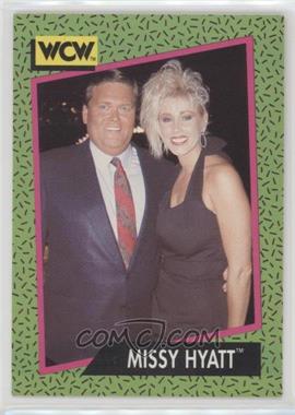 1991 Impel WCW - [Base] #157 - Missy Hyatt (Pictured with Jim Ross)