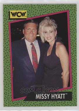 1991 Impel WCW - [Base] #157 - Missy Hyatt (Pictured with Jim Ross)