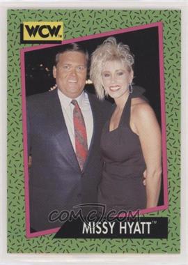 1991 Impel WCW - [Base] #157 - Missy Hyatt (Pictured with Jim Ross)