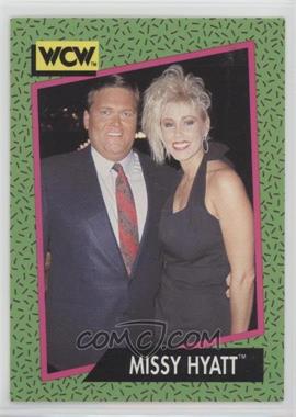 1991 Impel WCW - [Base] #157 - Missy Hyatt (Pictured with Jim Ross)
