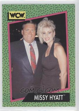 1991 Impel WCW - [Base] #157 - Missy Hyatt (Pictured with Jim Ross)