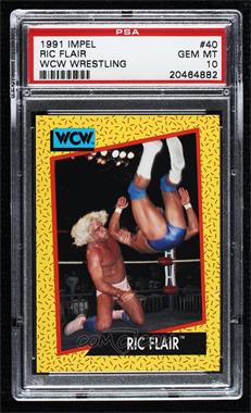 1991 Impel WCW - [Base] #40 - Ric Flair [PSA 10 GEM MT]