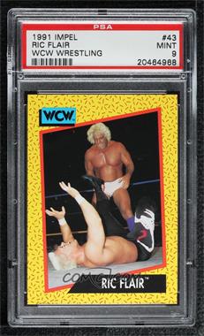 1991 Impel WCW - [Base] #43 - Ric Flair [PSA 9 MINT]