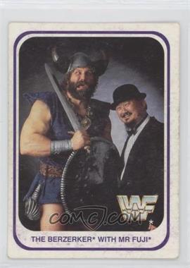 1991 Merlin WWF - [Base] - German #106 - The Berzerker with Mr. Fuji [EX to NM]