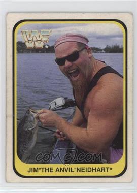 1991 Merlin WWF - [Base] - German #84 - Jim "The Anvil" Neidhart [EX to NM]