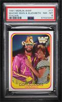 Randy Savage, Miss Elizabeth [PSA 8 NM‑MT]