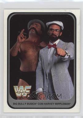 1991 Merlin WWF - [Base] - Italian #4 - Big Bully Busick, Harvey Wippleman