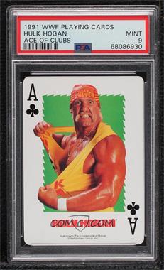 1991 U.S. Playing Card WWF - [Base] #AC - Hulk Hogan [PSA 9 MINT]