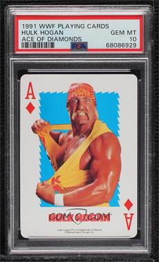 1991 U.S. Playing Card WWF - [Base] #AD - Hulk Hogan [PSA 10 GEM MT]