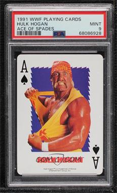 1991 U.S. Playing Card WWF - [Base] #AS - Hulk Hogan [PSA 9 MINT]