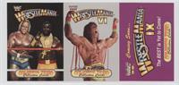 Wrestlemania, Wrestlemania VI, and Wrestlemania IX (Hulk Hogan, Mr. T, Ultimate…