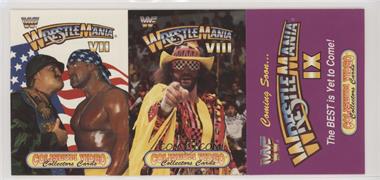 1993 Coliseum Video WWF Wrestlemania - Panels #VII-VIII-IX - Wrestlemania VII, Wrestlemania VIII, Wrestlemania IX [EX to NM]