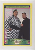 Yokozuna with Mr. Fuji