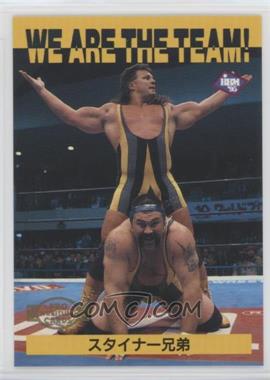 1995 BBM Pro Wrestling - [Base] #188 - We are the Team - Steiner Brothers