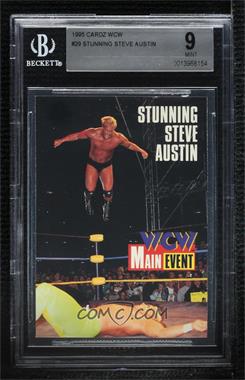 1995 CARDZ WCW Main Event - [Base] #29 - Stunning Steve Austin [BGS 9 MINT]