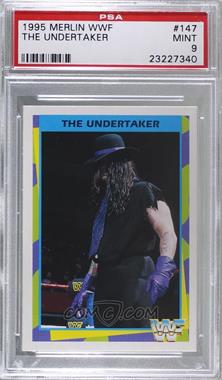 1995 Merlin WWF - [Base] - German #147 - Undertaker [PSA 9 MINT]