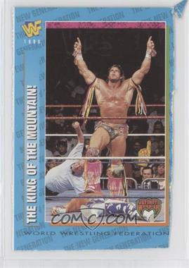 1996-98 WWF Magazine Cards - [Base] #_NoN - The King of the Mountain! [Good to VG‑EX]