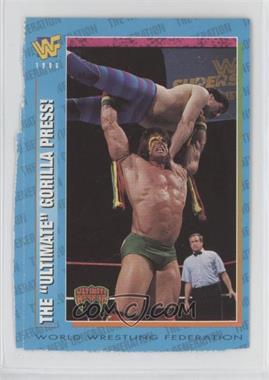 1996-98 WWF Magazine Cards - [Base] #_NoN - The "Ultimate" Gorilla Press! [Poor to Fair]