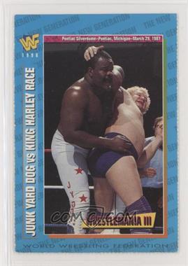 1996-98 WWF Magazine Cards - [Base] #29 - Junk Yard Dog vs King Harley Race