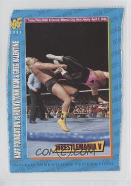 1996-98 WWF Magazine Cards - [Base] #31 - Hart Foundation Vs Honky Tonk Man & Greg Valentine [Good to VG‑EX]