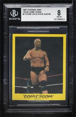 1997 Cardinal World Wrestling Federation Trivia Game - [Base] #_STAU - Steve Austin [BGS 8 NM‑MT]