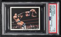 The Rock, Rocky Maivia, Owen Hart [PSA 5 EX]