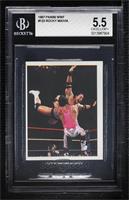 Rocky Maivia, The Rock, Bret Hart [BGS 5.5 EXCELLENT+]