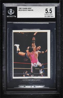 1997 Panini WWF Superstars Album Stickers - [Base] #122 - Rocky Maivia, The Rock, Bret Hart [BGS 5.5 EXCELLENT+]