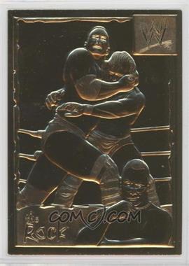 1999-05 Danbury Mint 22K Gold WWF/E - [Base] #4 - The Rock
