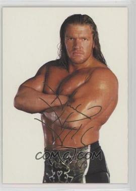 1999 Comic Images WWF SmackDown! - 22Kt Gold Signatures #4 - Triple H