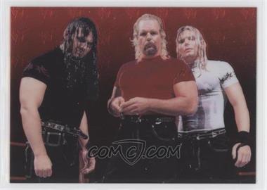 1999 Comic Images WWF SmackDown! Chromium - [Base] #30 - The Hardy Boyz With Michael Hayes