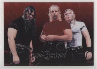 1999 Comic Images WWF SmackDown! Chromium - [Base] #30 - The Hardy Boyz With Michael Hayes