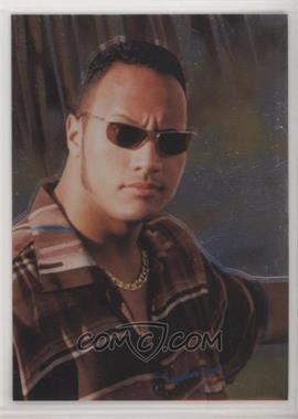 1999 Comic Images WWF SmackDown! Chromium - [Base] #68 - The Rock At A Photo Shoot [EX to NM]