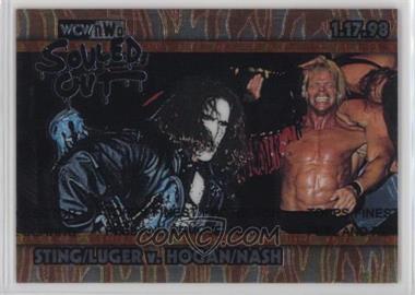 1999 Topps WCW/nWo Nitro - Chrome #C1 - Sting/Luger v. Hogan/Nash (Sold Out)