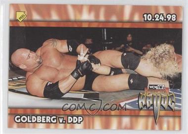 1999 Topps WCW/nWo Nitro - Stickers #S10 - Goldberg v. DDP (Halloween Havoc)