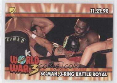 1999 Topps WCW/nWo Nitro - Stickers #S11 - 60-Man, 3-Ring Battle Royal (World War 3)