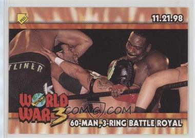 1999 Topps WCW/nWo Nitro - Stickers #S11 - 60-Man, 3-Ring Battle Royal (World War 3)