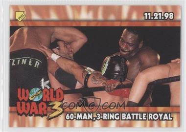 1999 Topps WCW/nWo Nitro - Stickers #S11 - 60-Man, 3-Ring Battle Royal (World War 3)