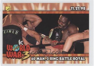 1999 Topps WCW/nWo Nitro - Stickers #S11 - 60-Man, 3-Ring Battle Royal (World War 3)