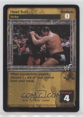 2000 WWF Raw Deal Trading Card Game - Premiere Edition #03/150 v1.0 - Head Butt