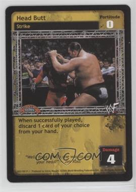 2000 WWF Raw Deal Trading Card Game - Premiere Edition #03/150 v1.0 - Head Butt