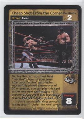 2000 WWF Raw Deal Trading Card Game - Premiere Edition #11/150 v1.0 - Cheap Shot From the Corner