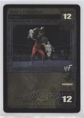 2000 WWF Raw Deal Trading Card Game - Premiere Edition #144/150 V1.0 - Kane's Chokeslam