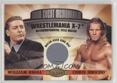 2001 Fleer WWE Championship Clash - Main Event Memorabilia #CJ-WR - William Regal, Chris Jericho