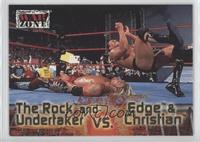 The Rock and Undertaker vs. Edge & Christian