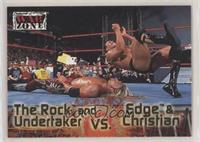 The Rock and Undertaker vs. Edge & Christian