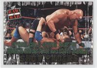 Stone Cold Steve Austin vs. Edge & Christian and Kurt Angle