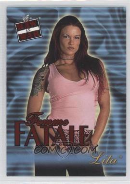2001 Fleer WWF Raw is War - Femme Fatale #4FF - Lita