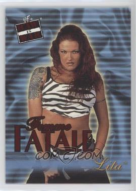 2001 Fleer WWF Raw is War - Femme Fatale #9FF - Lita